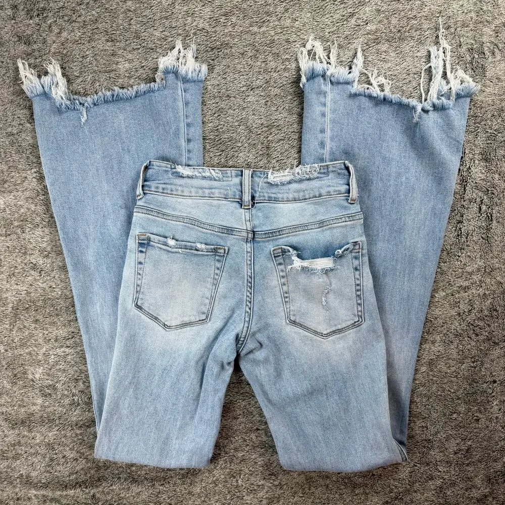 Flying Monkey Mid Rise Flare Jeans Women's 25